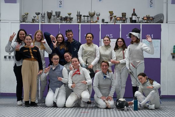 Entraînement escrime au club